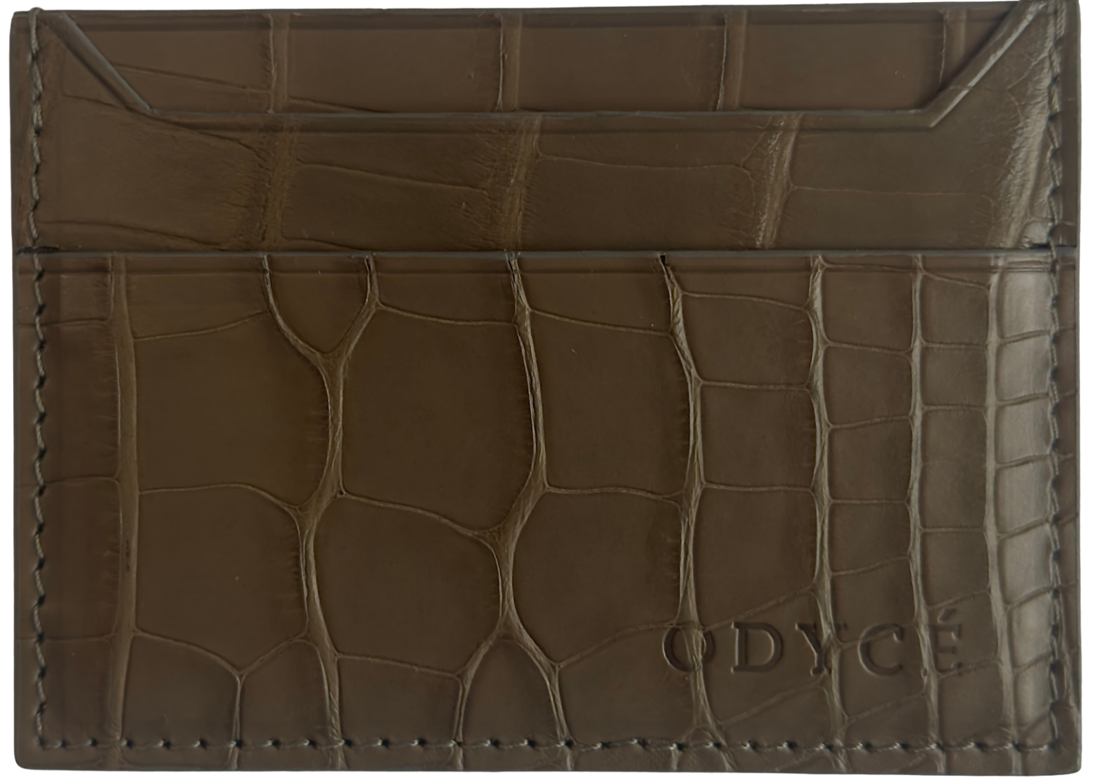 ODYCÉ Kartenhalter Alligator – Vorderseite