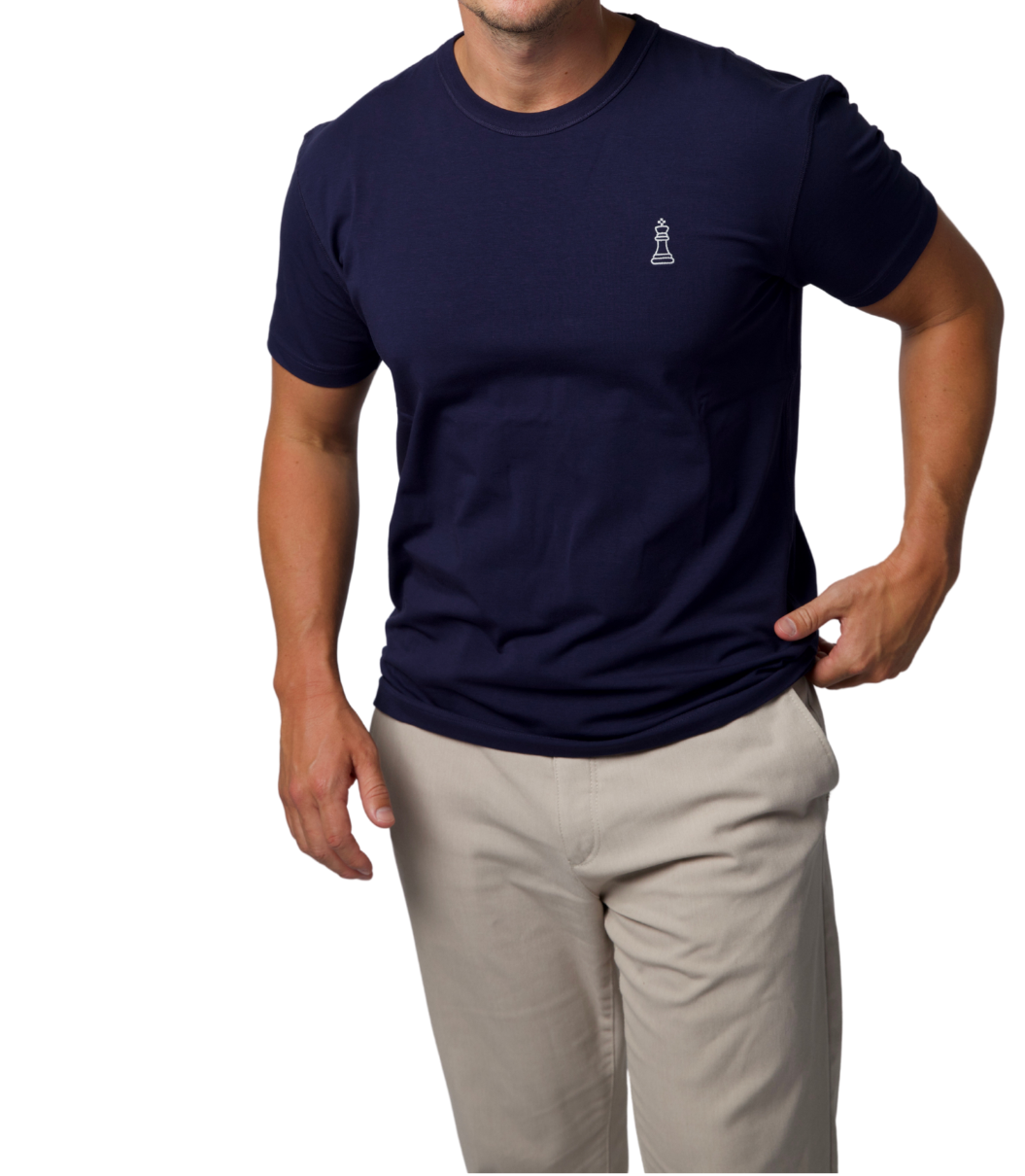 ODYCÉ Signature T-Shirt Capri Blau