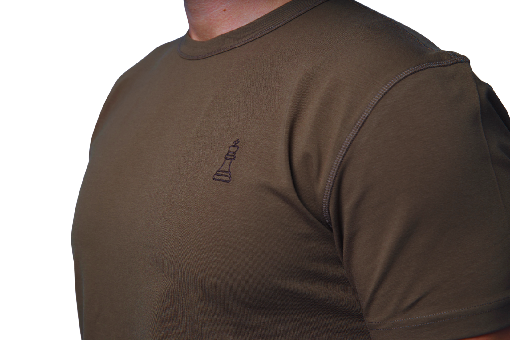 ODYCÉ Signature T-Shirt – Marrakech Braun Detail