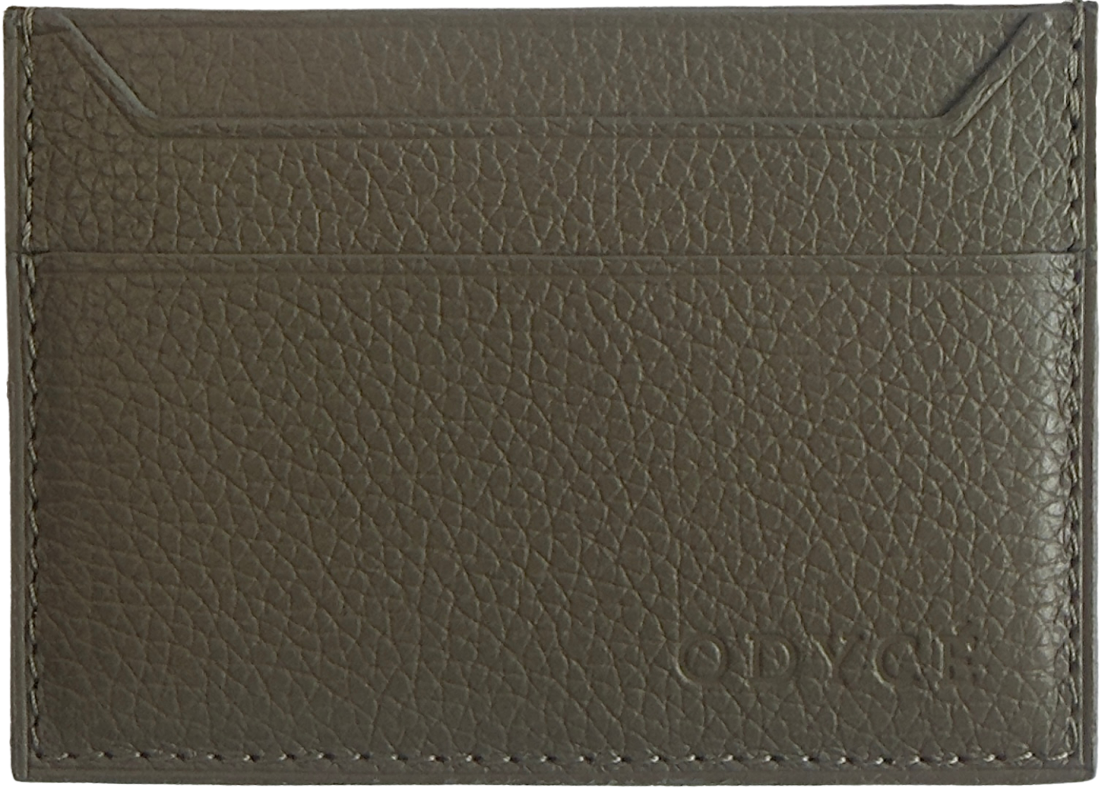 ODYCÉ Kartenhalter Taupe – Vorderseite